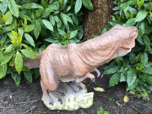 Dinosaur, beautiful statue of a Tyrannosaurus